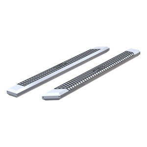 Aries AdvantEDGE 5-1/2" x 91" Chrome Aluminum Side Bars (No Brackets) | BBDR 2055891