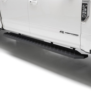 Aries RidgeStep 6-1/2" x 91" Black Steel Running Boards, Select Ford F-Series Crew | BBDR 2055519