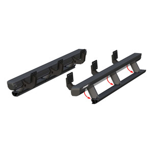 Aries® Black  ActionTrac Powered Running Boards | 3048314 | Free Shipping!