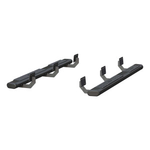Aries® Black  The Standard 6 in. Oval Nerf Bar w/Mounting Brackets | 4445048 | Free Shipping!