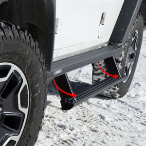 Aries ActionTrac 69.6" Powered Running Boards, Select Colorado, Canyon, Ext. Cab | BBDR 3046504