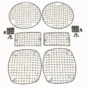 Rugged Ridge® | 11236.01 | Stone Guard Kit Head Light Protectors