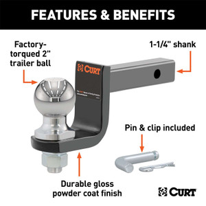 Curt® | 45148 | Trailer Towing Starter Kit