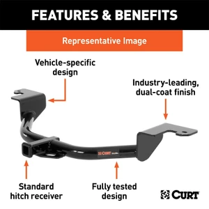 Curt® | 123413 | Class II 1.25 in. Receiver Hitch