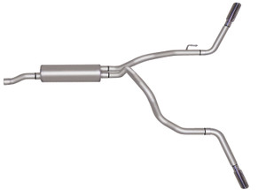 Gibson Performance Cat-Back Dual Extreme Exhaust System; Aluminized | BFBL 6566