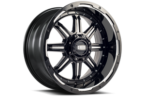 Grid Gd10 Wheels Rims 20x10 5x150 Gloss Black Milled -25mm | GD10-20100550M-210