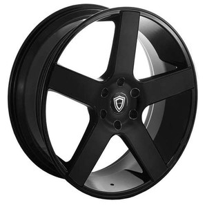 Capri Luxury C5288 Wheel 22x9.5 6x139.7 Satin Black 30mm - FREE T-SHIRT INCLUDED!