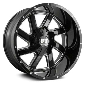 Full Throttle?« FT1 Wheels Rims 20x12 5x5.5 (5x139.7) 5x150 Black Milled -44  | FT120121013915044BMD