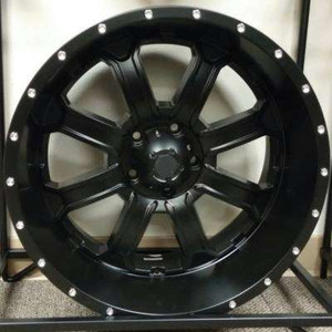 Full Throttle FT8034 Wheel 20x10 8x6.5 (8x165.1) Satin Black -24 MM | 80342010816524SB