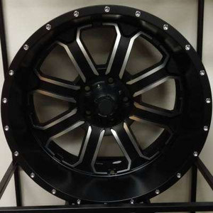 Full Throttle FT8034 Wheel 20x10 8x170 Black Machined -24 MM | 80342010817024BP