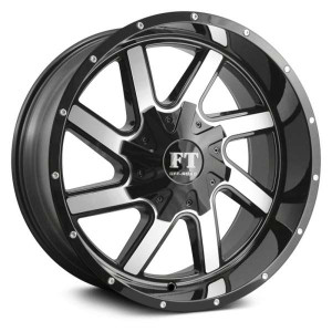 Full Throttle?« FT1 Wheels Rims 20x12 8x170 Black Machined -44  | FT12012817044BP