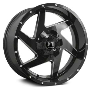 Full Throttle?« FT6052 Wheels Rims 20x10 8x180 Black Milled -24  | 60522010818024BMD