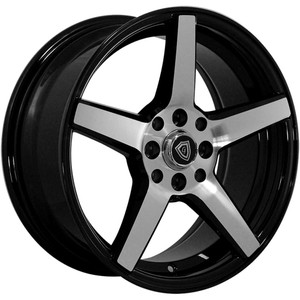 G-Line Alloys?« G5109 Wheels Rims 18x8 5x4.5 (5x114.3) Black Machined 35 | 51091885511435BP