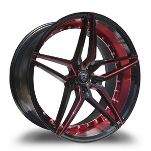 Marquee Wheels?« M3259 Wheels Rims 19x8.5 5x120 Black Red Milling 33 | 32591985512033NBR