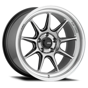 Konig 105M Countergram Wheels Rims 17x9 5x120 Hyper Chrome W/Machined Lip 32mm | 105M-CT9752032C