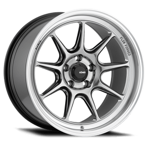 Konig 105M Countergram Wheels Rims 18x8.5 5x112 Hyper Chrome W/Machined Lip 43mm | 105M-CT8851243C