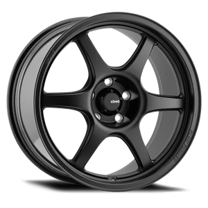 Konig 106B Hexaform Wheels Rims 18x8.5 5x114.3 Matte Black 43mm | 106B-HF88514435