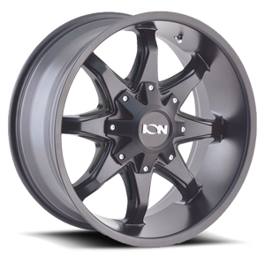 DOORBUSTER PRICING! - Ion 181 Wheel 18x9 8x180 Satin Black 18mm | 181-8978B18
