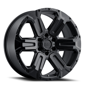 Black Rhino Wanaka Wheel 17x8.5 6x135 Matte Black 12mm - FREE T-SHIRT INCLUDED! | 1785WKA126135M87