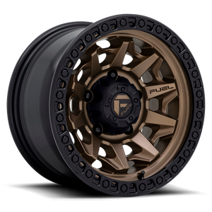 Fuel D696 Covert Wheel 20x10 5x127 Matte Bronze With Black Ring -18mm - FREE T-SHIRT INCLUDED! | D69620007547
