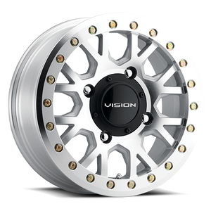 Vision Invader Gv8 Atv Utv Wheel 15x6 4x136 Machined 38mm | GV8BLB156136ACM48NCC