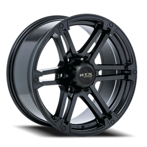 DOORBUSTER PRICING! - Rtx Slate Wheel 17x8 6x139.7 Satin Black 25mm | 81813