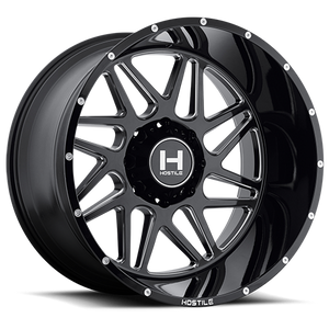 Hostile Sprocket Wheel 22x10 8x170 Blade Cut -25mm | H108-2210817045B