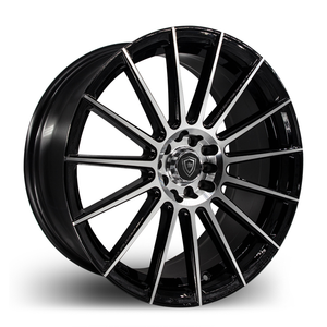 White Diamond® W3193 Wheels Rims 17x7.5 5x105 5x4.5 (5x114.3) Black Machined 32 | 319317751010511435BP