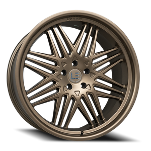 Lux Le 4 Wheel 22x10.5 5x120 Satin Bronze 15mm | LUXLE4221055120+20B-J