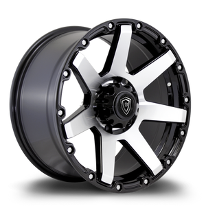 White Diamond® Wd2804 Wheels Rims 15x8 5x127 (5x5) Black Machined -10  | 2804158512710BP