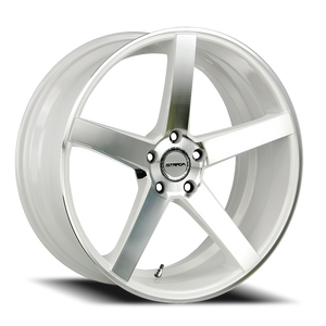DOORBUSTER PRICING! - Strada S35 Perfetto Wheel 20x8.5 5x114.3 White Machined 35mm - FREE T-SHIRT INCLUDED! | S35051435WM