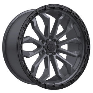 Tis 556Ab Wheels Rims 17x9 5x114.3 Anthracite W/ Black Cast Ring -12mm | 556AB-7906512