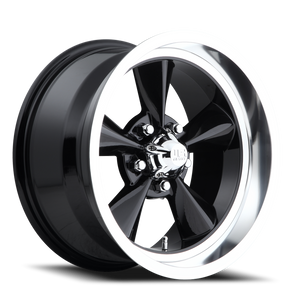 Us Mags U107 Standard Wheel 15x7 5x114.3 Gloss Black -5mm - FREE T-SHIRT INCLUDED! | U10715706537