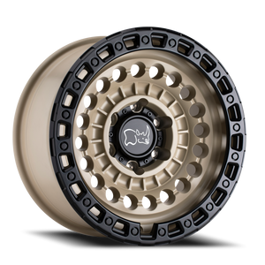 Black Rhino Sentinel Wheel 17x8.5 5x127 Desert Sand w/ Black Ring -18mm - FREE T-SHIRT INCLUDED! | 1785STN-85127D71