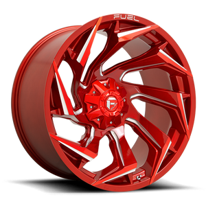 Fuel D754 Reaction Wheel 20x9 8x165.1 Candy Red Milled 1mm | D75420908250