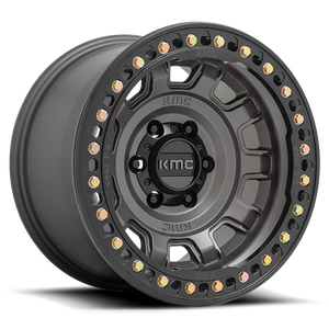 Kmc Km236 Tank Beadlock Wheel 17x9 8x170 Anthracite -38mm - FREE T-SHIRT INCLUDED! | KM23679087438N