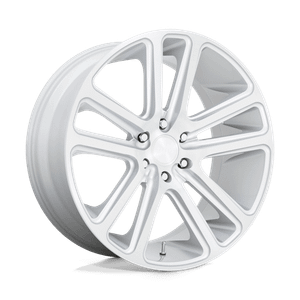 Dub Flex S257 Wheels Rims 26x10 6x5.5 (6x139.7) Silver 30 | S257260077+30