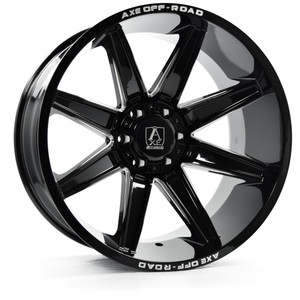 Axe Artemis Wheels Rims 20x10 6x135 6x139.7 Gloss Black Milled -19mm | 201012H-19ARTBM