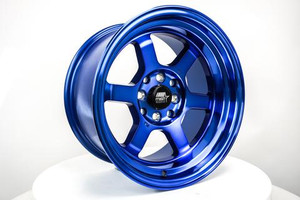 Mst® Mt01 Time Attack Wheels Rims 15x8 4x100 4x4.5 (4x114.3) Sonic Blue 0 | 01T-5816-0-BLU