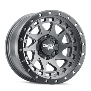 Dirty Life Enigma Pro Wheels Rims 17x9 6x139.7 Satin Graphite -38mm | 9311-7983MGT38