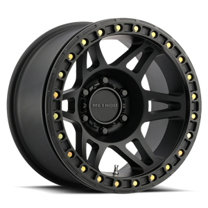 DOORBUSTER PRICING! - Method Race Mr106 Beadlock Wheel 17x9 8x165.1 Matte Black -44mm - FREE T-SHIRT INCLUDED! | MR10679080544B