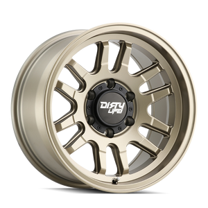 Dirty Life Canyon Wheels Rims 17x9 6x139.7 Satin Gold -12mm | 9310-7983MGD12
