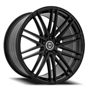 Curva Cff50 Wheel 20x10.5 5x120 Gloss Black 35mm | CFF50-201051203572BLK