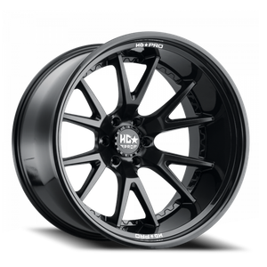 Luxxx Hd Lhd Pro 1 Wheel 20x11 6x135 Matte Black w/ Gloss Black Lip -33mm | LHDPRO120116135-33E-A5