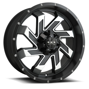 Hd Offroad Saw Wheel 20x9 6x135 & 6x139.7 Satin Black Machined 0mm | SA2090660SBM