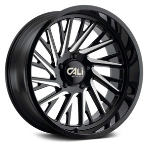 Cali Off-Road Purge Wheels Rims 20x10 5x127 Gloss Black Milled -25mm | 9114-2173BM