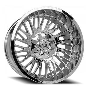 Luxxx Hd Lhd28 Wheel 22x12 8x165.1 & 8x180 Chrome -44mm | LHD2822128165180-44K-C