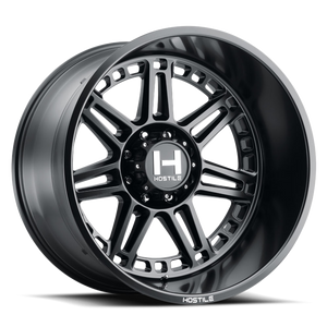 Hostile Lunatic Wheel 24x14 8x170 Asphalt -76mm - MINIMUM PURCHASE OF 4 WHEELS | H124-2414817045BB