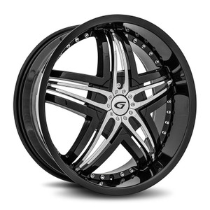 Diablo Blitz Wheels Rims 20x9.5 Blank Custom Drilled Gloss Black 35mm | G1-209BLNK3573B
