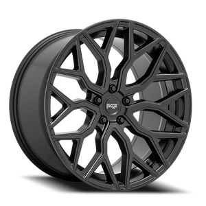 Niche M261 Mazzanti Wheel 22x10 5x120 Matte Black 30mm - FREE T-SHIRT INCLUDED! | M261220011+30